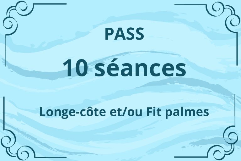 Achat Pass 10 séances Longe-Cote/Fit palmes