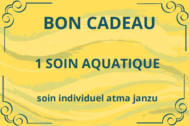 Bon cadeau pour 1 soin aquatique